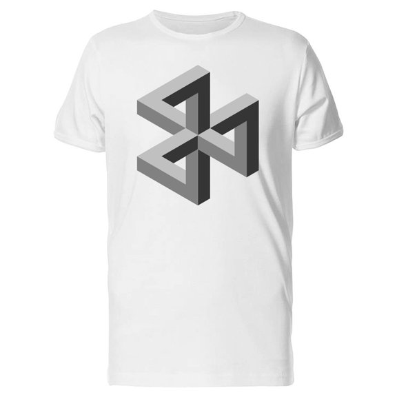 Illusion Triangle Composition Ar Tee Men's -Image by Shutterstock
