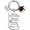 14-1, variant on Graduation Announcement Class of 2025 Class of 2025 Graduation Decorating Academy Keychain