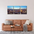 thumbnail image 3 of 3 Panels Canvas Prints Wall Art Tokyo Tower Modern Wall Decor Japan Cityscape Modern Home Decor Panoramic Skyline Wall Posters and Prints Stretch and Framed Ready to Hang - 12" x 16" x 3, 3 of 6