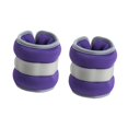 thumbnail image 4 of Paquete de 2 pesas para muñecas y tobillos, correa ajustable, pesas para brazos y piernas para hombres y mujeres. 05 kg morado, 4 of 9