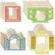 thumbnail image 1 of 20 ventanas de madera en miniatura de 4 estilos, de 4,8 a 7,1 x 5,0 a 7,9 cm, con marco de madera sin terminar, adornos de jardín., 1 of 5