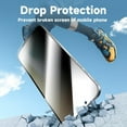 thumbnail image 6 of Dteck 2 Packs Privacy Screen Protector for iPhone 12 mini, Easy Auto-Align Install Kit, Tempered Glass, 9H Hardness, Case Friendly, Bubble Free, 6 of 6