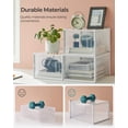 thumbnail image 4 of Organizadores para guardar zapatos SONGMICS paquete de 18 transparentes, 4 of 7