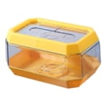 thumbnail image 1 of Dispensador de pañuelos transparente, soporte para papel de pared, caja de pañuelos Amarillo, 1 of 4