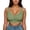 Green, variant on Wireless Bras for Women V Neck Full Coverage Adjustable Strap Workout Yoga Sports Bralettes Everyday Bra