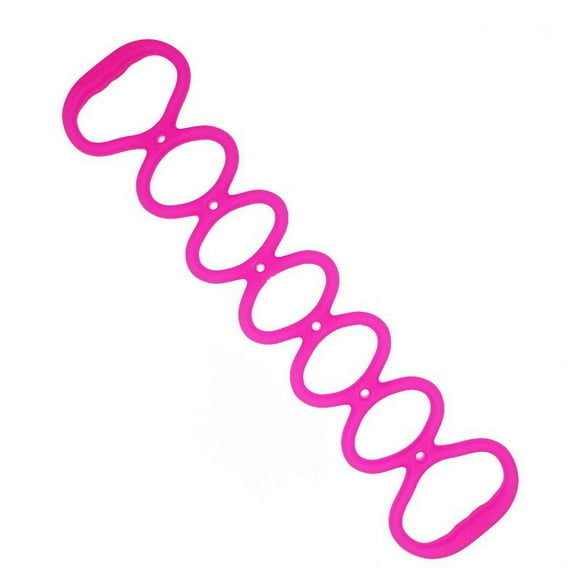 7 Ring Stretch And Resistance Exercise Band Foot Leg And Hand Stretcher Arm Exerciser Portable For Home Fitness Center Physical Great Workout Stretching Aid