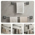 thumbnail image 2 of ULTNICE 1Pack No Drilling Multi-use Towel Organizer for Bathroom Wall Dark Grey Rectangular, 2 of 8
