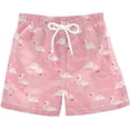 thumbnail image 1 of Boys Swim Trunks Beach Board Shorts Quick Dry Toddler Swimsuit Bathing Suits with Mesh Lining, 1 of 6