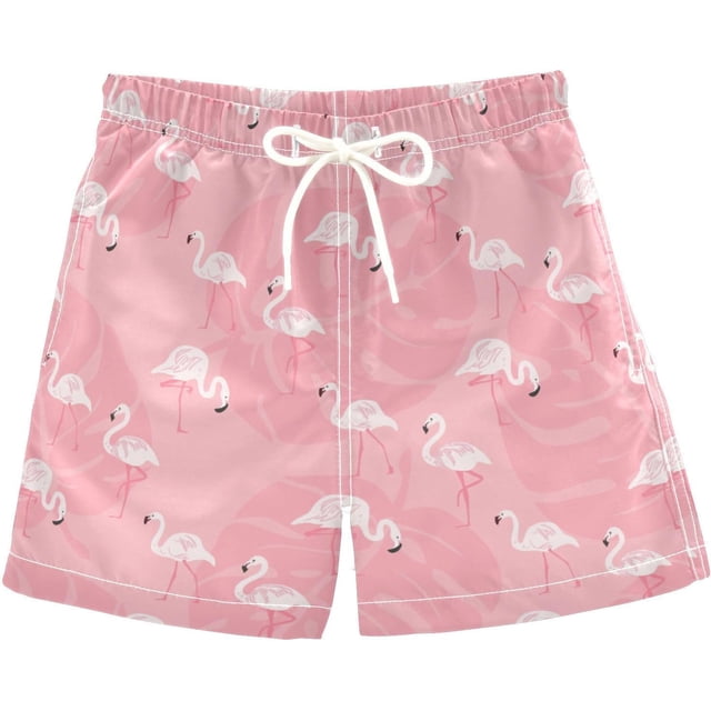 Boys Swim Trunks Beach Board Shorts Quick Dry Toddler Swimsuit Bathing Suits with Mesh Lining