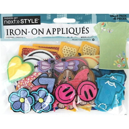 Next Style Iron-On Applique Variety Pack