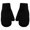 Black, variant on Ediodpoh Women Mittens Double Cute Stretchy Soft Thickened Cold Autumn Winter Girls Gloves for Riding Dark Gray One Size Gloves for Women Dark Gray One Size