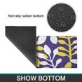 thumbnail image 6 of Purple Leaf Pattern Kitchen Rugs Sets Of 2,Anti Fatigue Kitchen Mat Rugs Non Slip Washable,Decorative Kitchen Floor Mats for Kitchen,Sink,Laundry,17"x30"+17"x47", 6 of 7