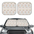 thumbnail image 2 of Haiem Animals In Tribe Car Windshield Sun Shade (2 Pieces) Foldable Windshield Sun Shade Car Accessories for Truck SUV Pickup-Medium, 2 of 7