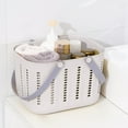 thumbnail image 5 of Qholemyo Bathroom Portable Plastic Bath Basket For Student Use Shower Shampoo Storage Easy To Carry Bathroom Organizers And Storage Storage Basket, 5 of 6
