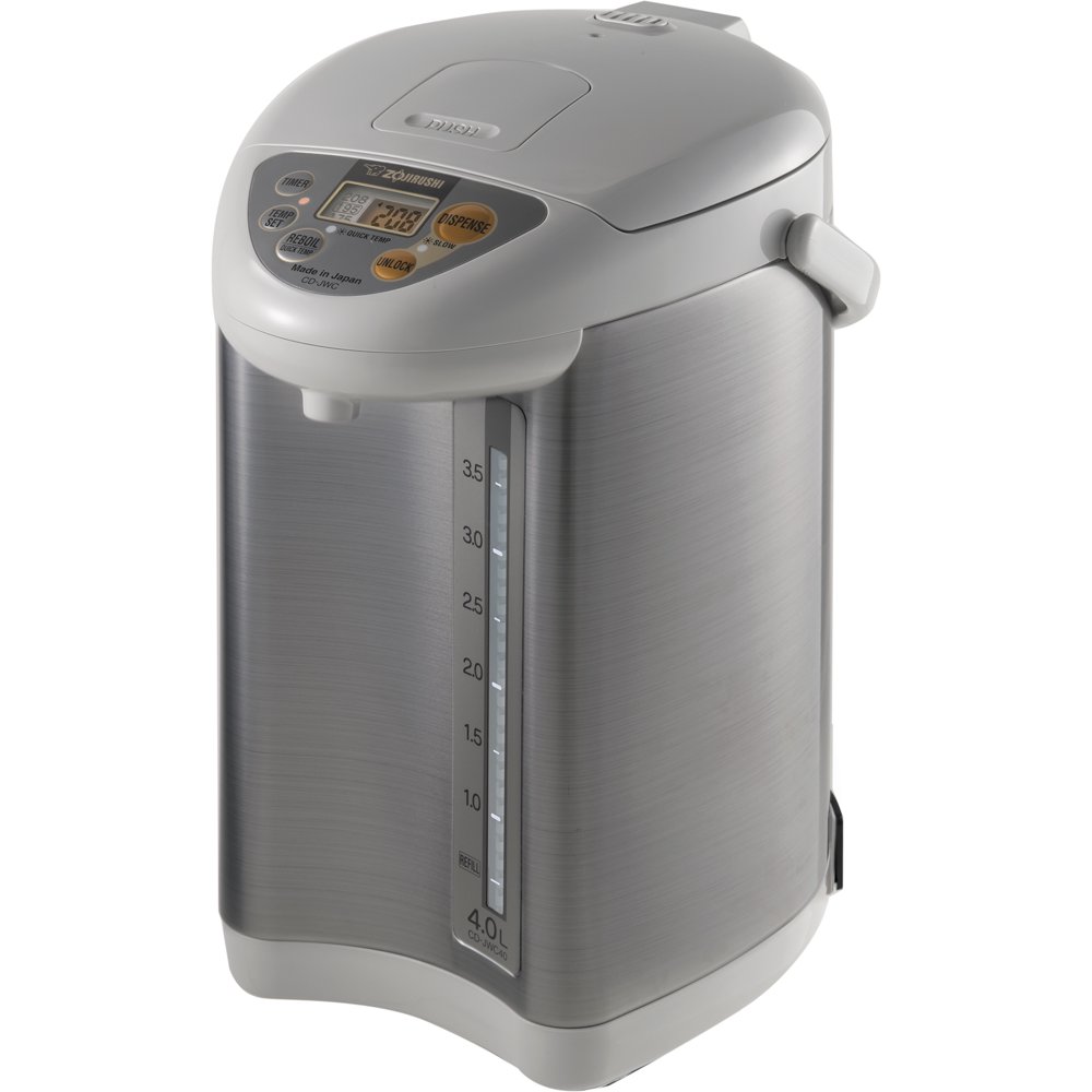 Zojirushi CDJWC40HS Water Boiler & Warmer, Silver Gray, 4.0