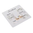 thumbnail image 4 of Conjunto de pendientes de una semana de circonio a la moda, joyería E0350-2 Yuyangstore Aretes surtidos para mujer, 4 of 8