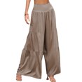 thumbnail image 3 of Pantalones casuales para mujer, pantalones anchos para mujer, pantalones de verano para mujer, pantalones anchos para mujer, probados y confiables, 3 of 6