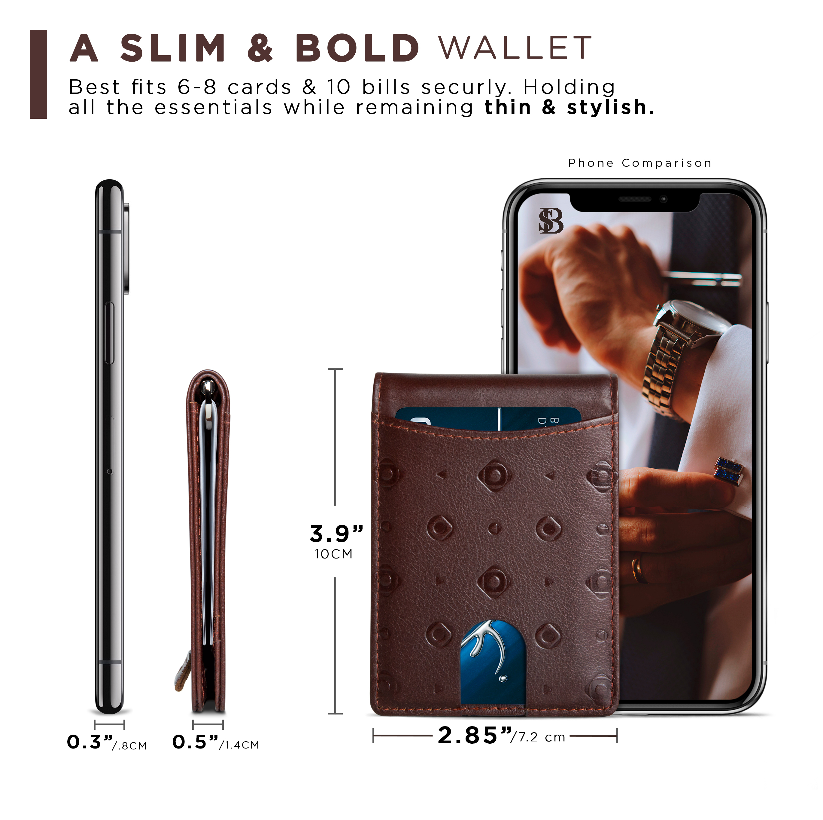 Serman Brands RFID Blocking Slim Bifold Wallet photo 5
