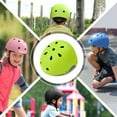 thumbnail image 5 of Kids Helmet, Toddler Helmet Adjustable Toddler Bike Helmet Ages 3-8 Years Old Boys Girls Multi-Sports Safety，Green, 5 of 11