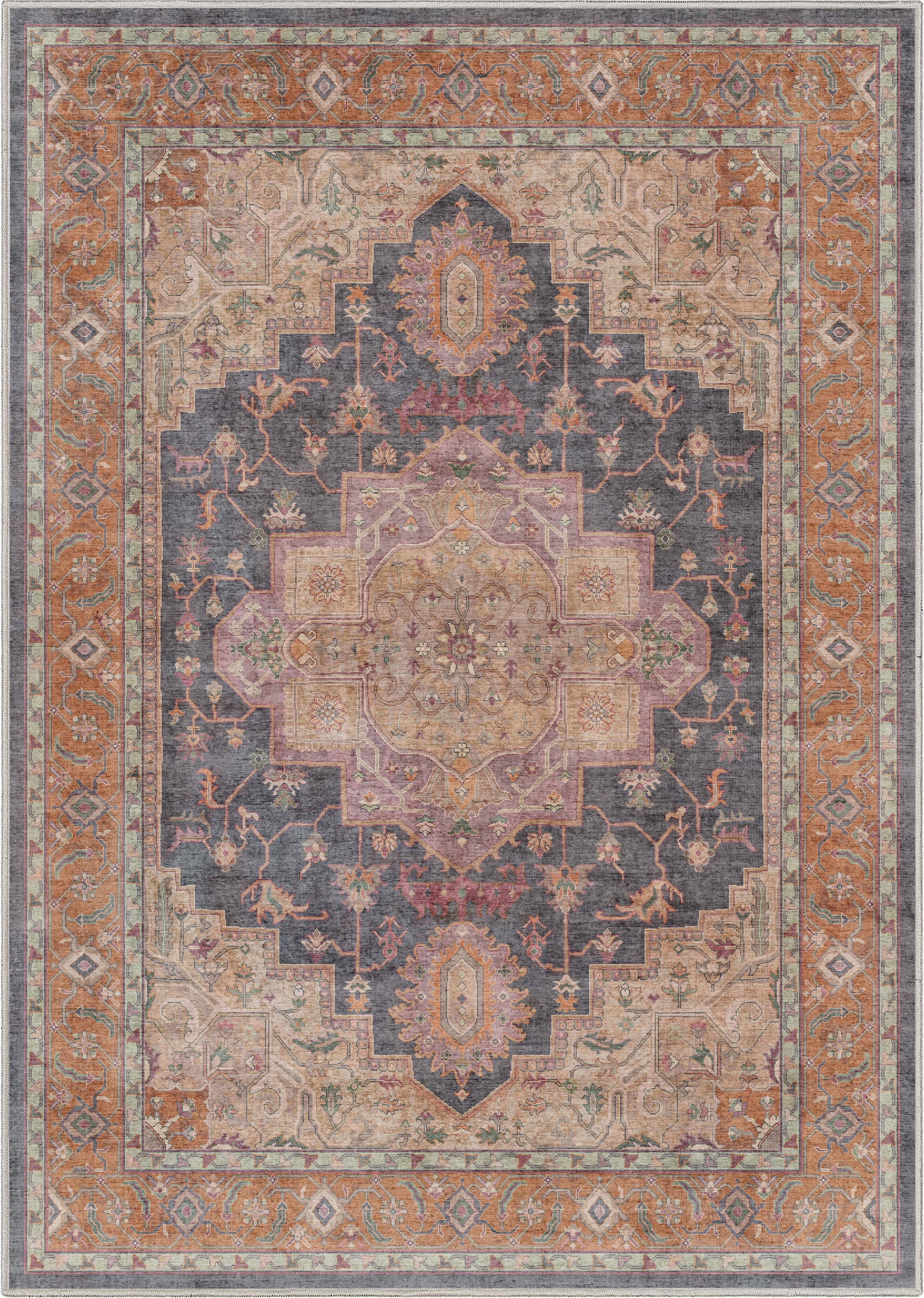 Well Woven Apollo Paris Vintage Oriental Multi Flatweave 3'3" x 5' Area Rug