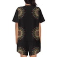 thumbnail image 6 of Fotbe Colorful Mandala Print Pajama Set for Women 2 Piece Loungewear Short Sleeve Tops and Shorts Set Soft Sleepwear-3X-Large, 6 of 7