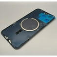 thumbnail image 6 of Glass Back Compatible With iPhone 15 Pro Max Blue Titanium Battery Door Camera Lens Bezel Magnetism Ring + Metal Plate Plain Without Logo, 6 of 6