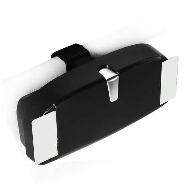 Estuche con clip para gafas de sol con visera de coche, estuche para gafas de coche, caja organizadora universal para gafas de sol de coche de alta capacidad