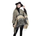 thumbnail image 5 of 2024 New Hot Sale in Europe and America Gradient Plaid Shawl Outer Match Cloak Autumn and Winter Blanket Warm Tassel, 5 of 9
