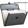 thumbnail image 3 of Lojalitet Carpeta con Compartimento para maletín portátil Financiero Bolsa para órganos de Gran Capacidad Simple,Gris, 3 of 5