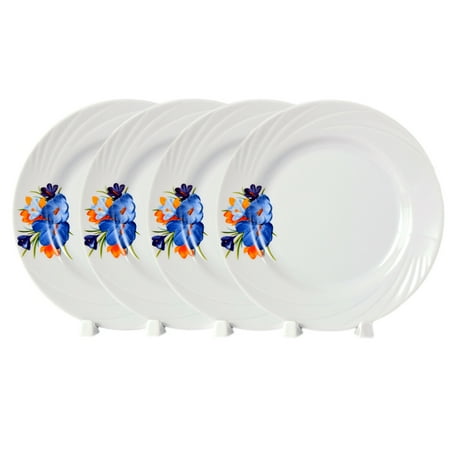

Dinnerware Crocus Flower Porcelain Dinner Plate Set of 4 6.9 Serving Plate