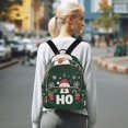 thumbnail image 7 of FORMRS Mini Backpack Purse for Women Travel Daypack Casual Shoulder Bag, Christmas Dog, 7 of 7
