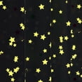 thumbnail image 5 of Mainstays Kids Light Purple Printed Glow in the Dark Blackout Rod Pocket with Back Tabs Single Curtain Panel, Multicolor Star Print, 38" W x 84" L, 5 of 10