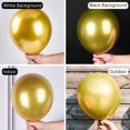 thumbnail image 3 of Balloon PartyWoo Metallic Gold, paquete de 155 piezas con kit de arco, 3 of 7