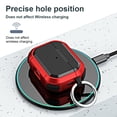 thumbnail image 3 of BPC Durable Full Body Cover for Airpods Pro 2 2nd Gen (2022), Wireless Charging Compatible, Lightweight Case with Key Ring Carabiner, 3 of 6