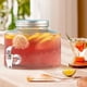 thumbnail image 1 of Dispensador de bebidas de vidrio Jarra de agua fría para el refrigerador Beber contenedor Dispensador de jugo Dispensador de bebidas para fiesta de, 1 of 8