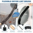 thumbnail image 5 of 2 Pieces Dryer Vent Cleaner Kit Compatible with All Vacuum Cleaner, Dryer Lint Brush and Vacuum Hose Attachment with Stretch Universal Connector, Quickly Lint Remover, 5 of 7