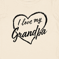 thumbnail image 4 of Inktastic I Love My Grandpa in Black Chalk Heart Boys or Girls Baby T-Shirt, 4 of 5