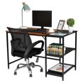 thumbnail image 2 of 47''L Computer Desk with Storage Shelves, Small Office Desk for Home and Office, 2 of 7