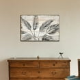 thumbnail image 2 of wall26 - Canvas Wall Art - Tropical Plant Leaves on Wood Style Background - Gallery Wrap Modern Home Art | Ready to Hang - 24x36 inches, 2 of 3