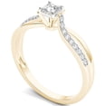 thumbnail image 2 of 1/4 Carat T.W. Diamond Split Shank Classic 10kt Yellow Gold Engagement Ring, 2 of 5