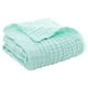 thumbnail image 1 of Frazada Manta de muselina para adultos, ligera y transpirable, 100 % algodón, para verano, ideal para cama, sofá y viajes Yulucky, 1 of 8