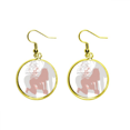 thumbnail image 1 of Arrodíllate Hot pelo mujer chica Ear Dangle Golden Drop Earring Jewelry Mujer Unbranded M, 1 of 3
