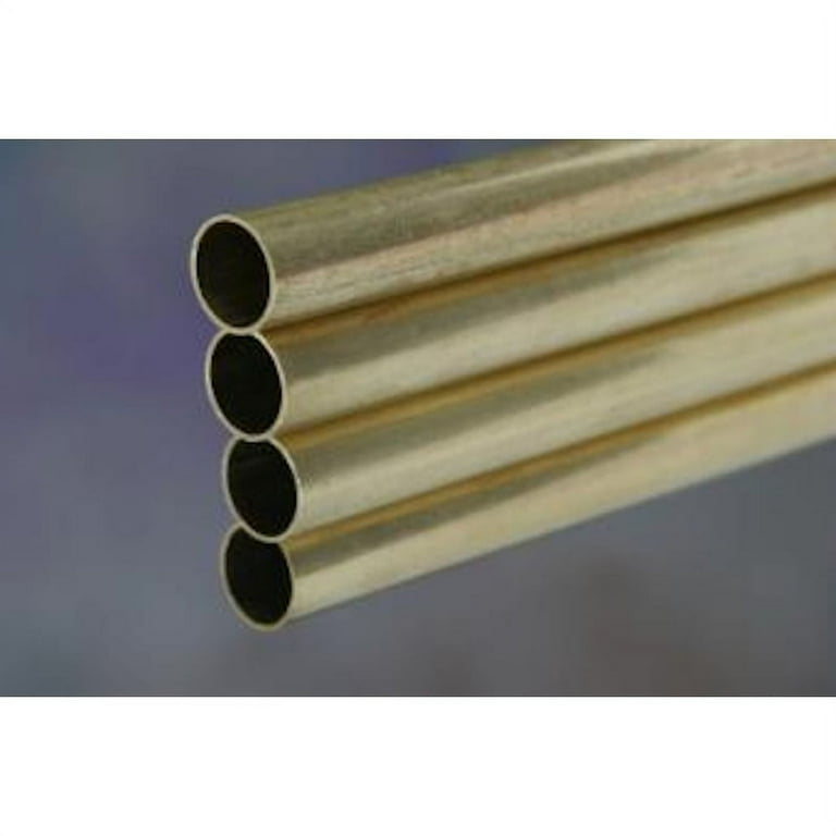 K&S 5/32 in. D X 36 in. L Round Brass Tube 1 pk K&S 5/32 in. D X 36 in. L Round Brass Tube 1 pk