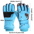 EFGYYF Mittens Gloves Soft Winter Outdoor Kids Snow Skating