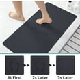 thumbnail image 2 of Sanmadrola Bthroom Rugs Bath Rugs 16''x24'' Bath Mats for Bathroom Floor Non Slip Quick Dry Washable Bathroom Floor Mats Shower Mat for in Front of Bathtub Navy Blue, 2 of 7
