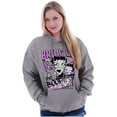 thumbnail image 3 of Kanji Style Cartoon Bring on the Boop Women Plus Size Hoodie Brisco Brands 3X, 3 of 4