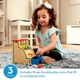 thumbnail image 2 of Melissa & Doug Spin and Swipe Wooden Toy Cash Register With 3 Play Coins, Pretend Credit Card, 2 of 9