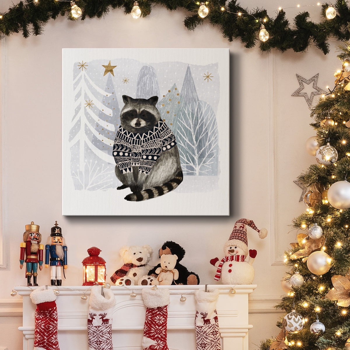 Jingle Sleigh - Premium Gallery Wrapped Canvas - Ready to Hang