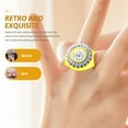 thumbnail image 4 of Shisuyan Bling Decor Ring Watch For Boys Stylish Finger Accessory With Micro Jewelry For Everyday Wear Teens, 4 of 9