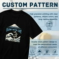 thumbnail image 5 of Flow With Life, Wave And Koi Print, Vintage T Shirt, Cotton T-Shirt for Men, 23554201,M, 5 of 8